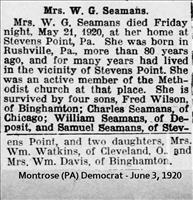 Seamans, Mrs.W.G